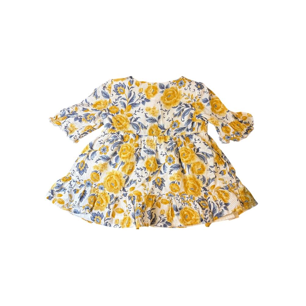 Tommy Bahama Floral Babydoll Button-Front Sundress Dress 18 Months - Picture 4 of 4